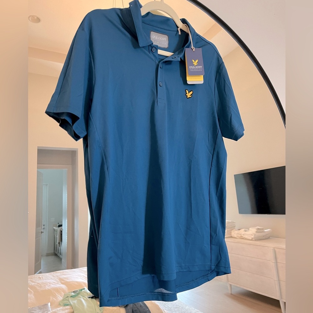 LYLE & SCOTT GOLF POLO, MEDIUM, NWT
